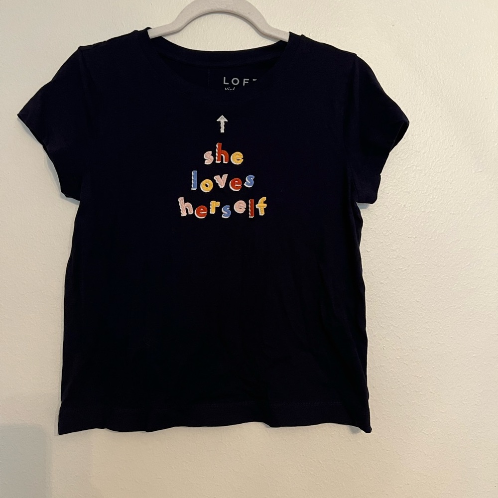 LOFT vintage soft short sleeve  shirt